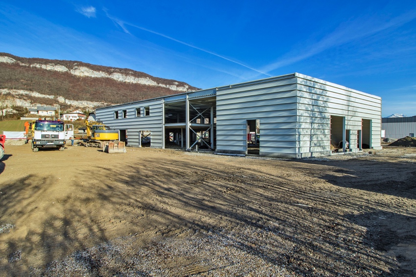 Suivi de chantier village d'entreprises Sillingy (du 9 au 22 janvier 2017)